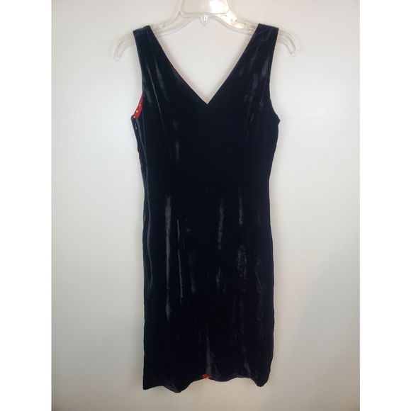 Hugo Hugo Boss Black Velvet Sleeveless Dress - Picture 2 of 4